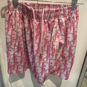 PINK DIOR SHORTS